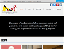 Tablet Screenshot of mdad.tv